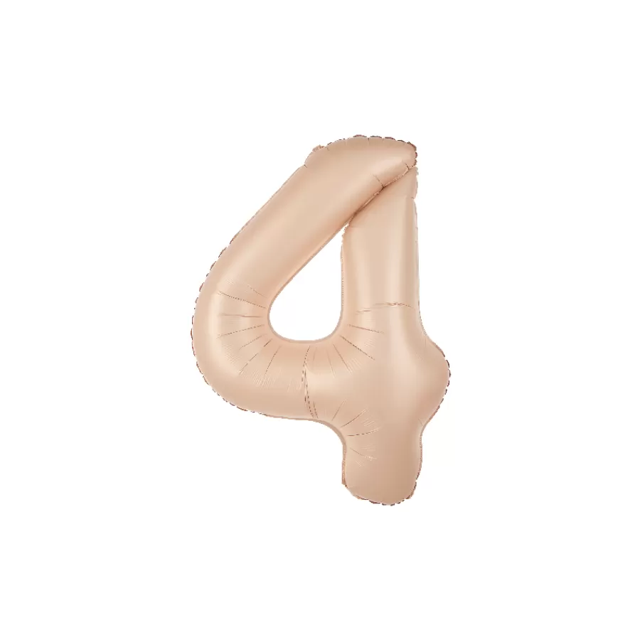 Μπαλόνι αριθμός 4 caramel Μπαλόνι αριθμός 4 caramel