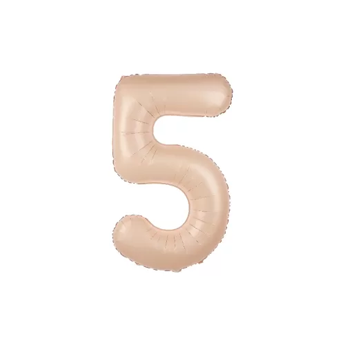 Μπαλόνι αριθμός 5 caramel