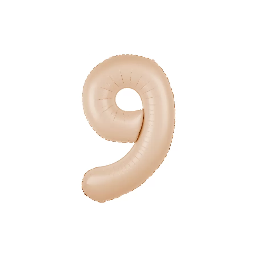 Μπαλόνι αριθμός 9 caramel Μπαλόνι αριθμός 9 caramel