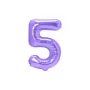 Μπαλόνι αριθμός 5 μοβ
