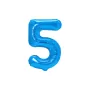 Μπαλόνι αριθμός 5 μπλε