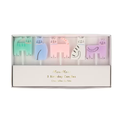 Κεράκια Γατούλες - 5τμχ.