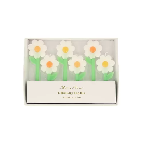 Κεράκια Μαργαρίτες - 6τμχ.