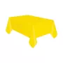 Πλαστικό τραπεζομάντηλο neon κίτρινο 137x274εκ.