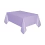 Πλαστικό τραπεζομάντηλο λιλά ανοιχτό 137x274εκ.