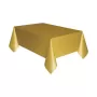 Πλαστικό τραπεζομάντηλο χρυσό 137x274εκ.