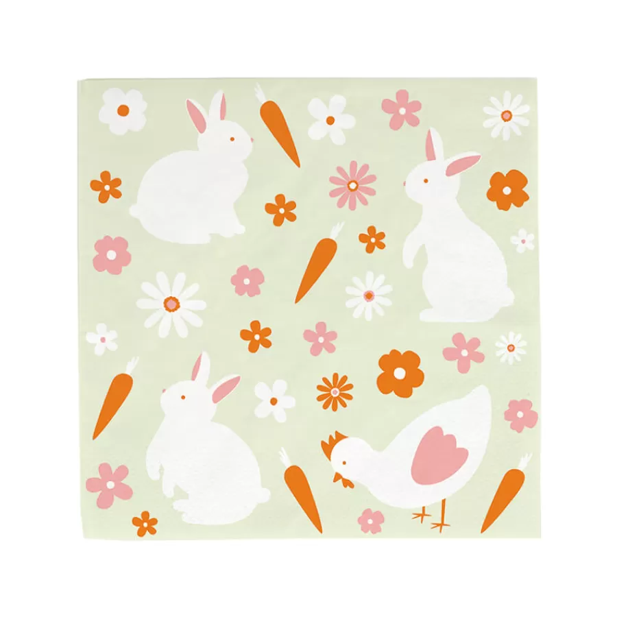 Χαρτοπετσέτες Bunnies & Chicks - 20τμχ.