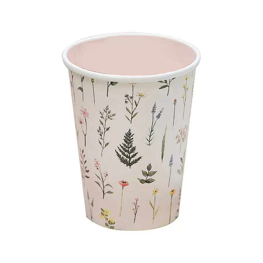 Χάρτινα ποτήρια Botanical - 8τμχ.