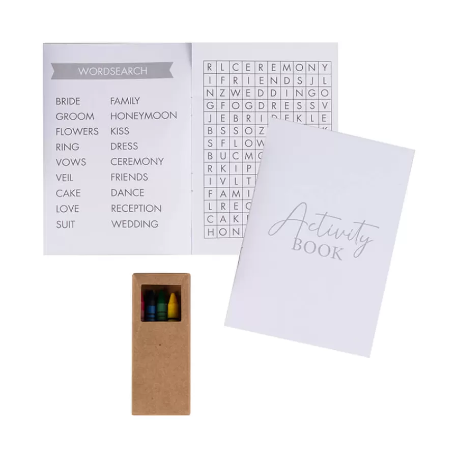 Βιβλιαράκι Δραστηριοτήτων για παιδιά για τη γαμήλια δεξίωση - 5τμχ.