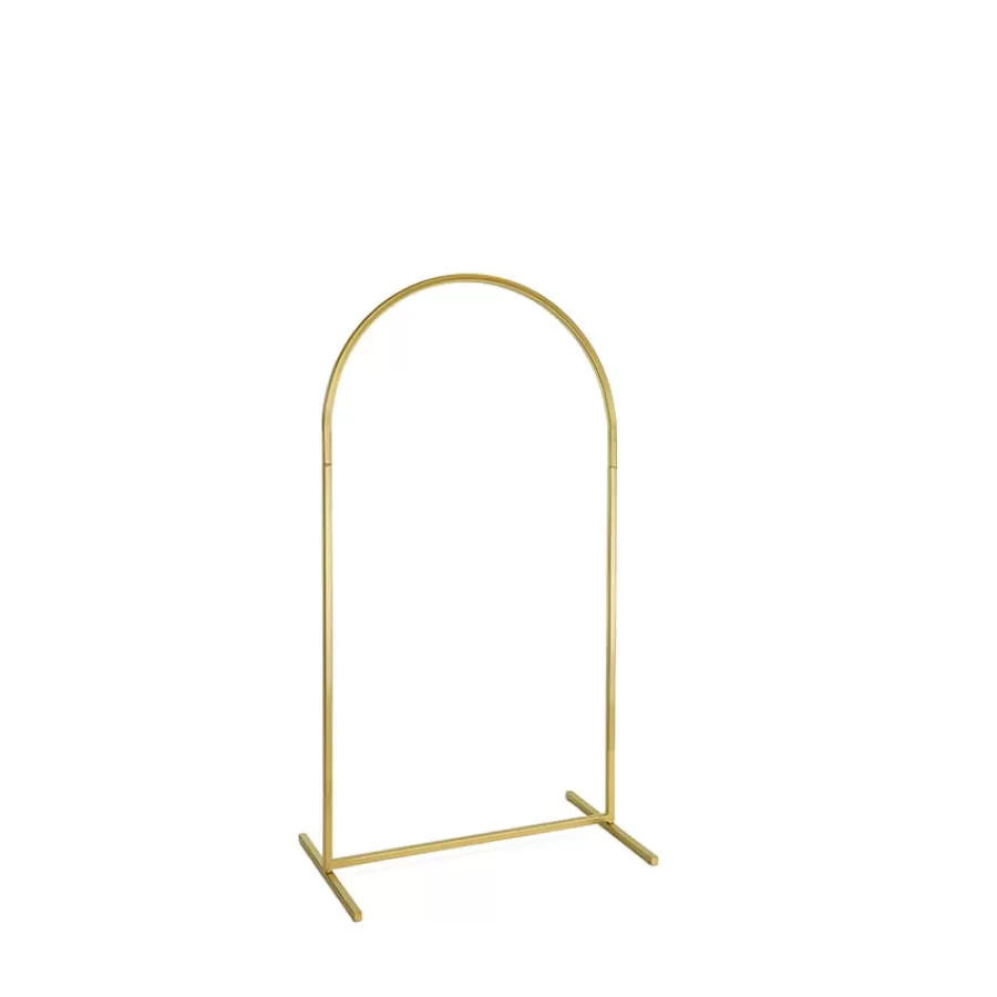 Αψίδα καμάρα μεταλλική χρυσή διακοσμητική 80x150εκ.