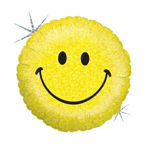 Μπαλόνι Happy Face ολογραφικό