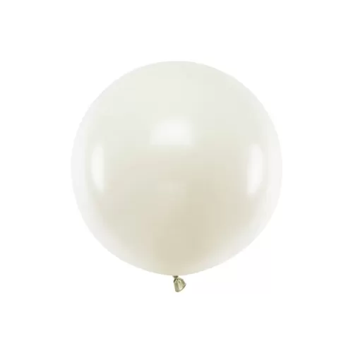 Μπαλόνι στρογγυλό κρεμ ανοιχτό 60εκ. - 1τμχ.