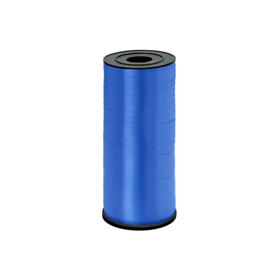 Κορδέλα πλαστική για μπαλόνια μπλε 92μ.