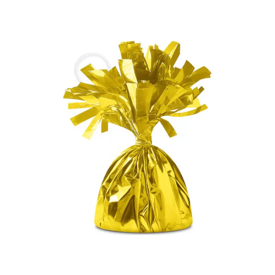 Βαρίδιο για μπαλόνια χρυσό foil glossy