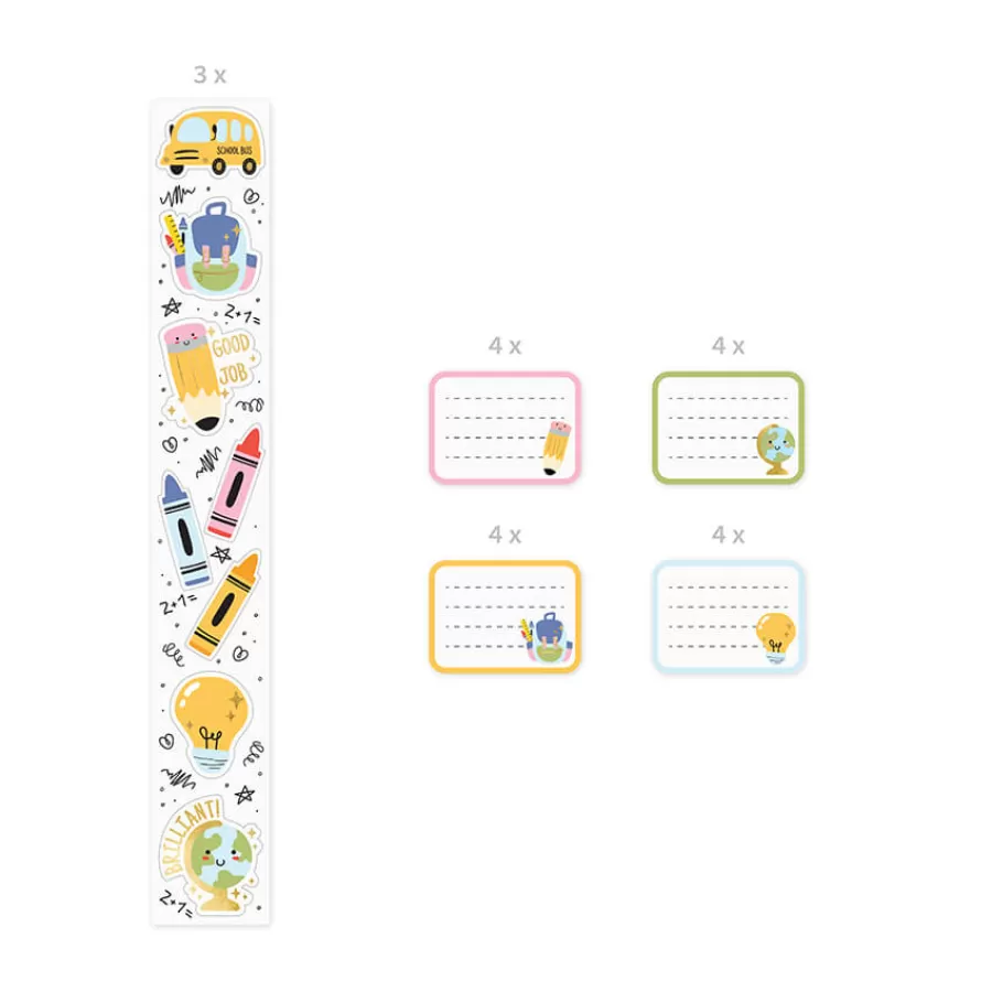 Αυτοκόλλητα & Ετικέτες Back to School Αυτοκόλλητα & Ετικέτες Back to School