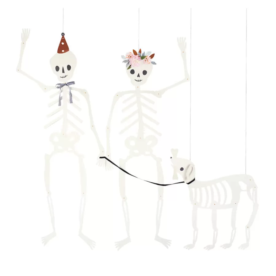 Σκελετοί διακοσμητικοί χάρτινοι - 3τμχ.
