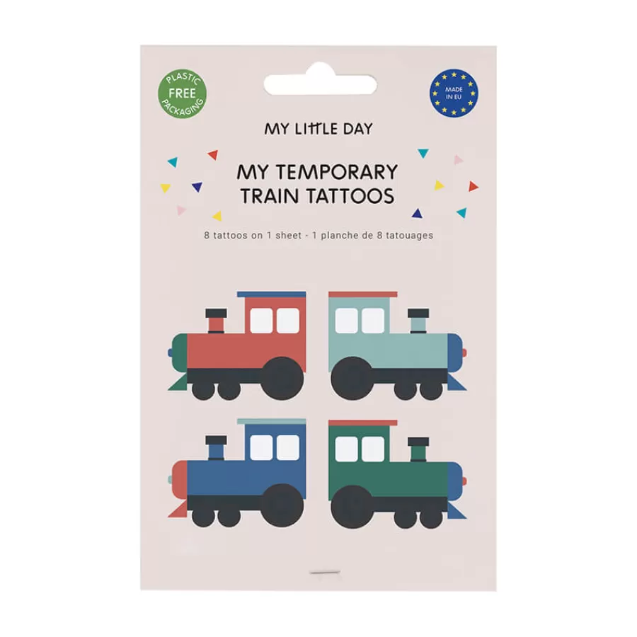 Τατουάζ για παιδιά Τρενάκι - 8τμχ.