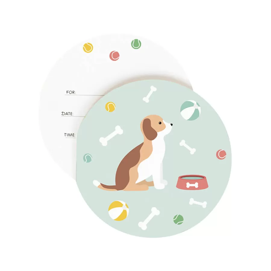 Προσκλήσεις για πάρτυ Playful Dogs - 8τμχ.