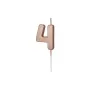 Κεράκι αριθμός 4 rose gold
