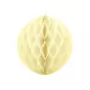 Χάρτινη μπάλα διακοσμητική κρεμ 40εκ.