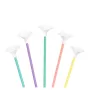 Καλαμάκια για μπαλόνια χάρτινα πολύχρωμα παστέλ - 10τμχ.