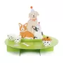 Βάση για cupcakes & 24 διακοσμητικές θήκες Cute Dogs