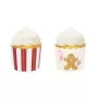 Θήκες διακοσμητικές για cupcakes ή γλυκίσματα Christmas Gingerbread Man - 50τμχ.