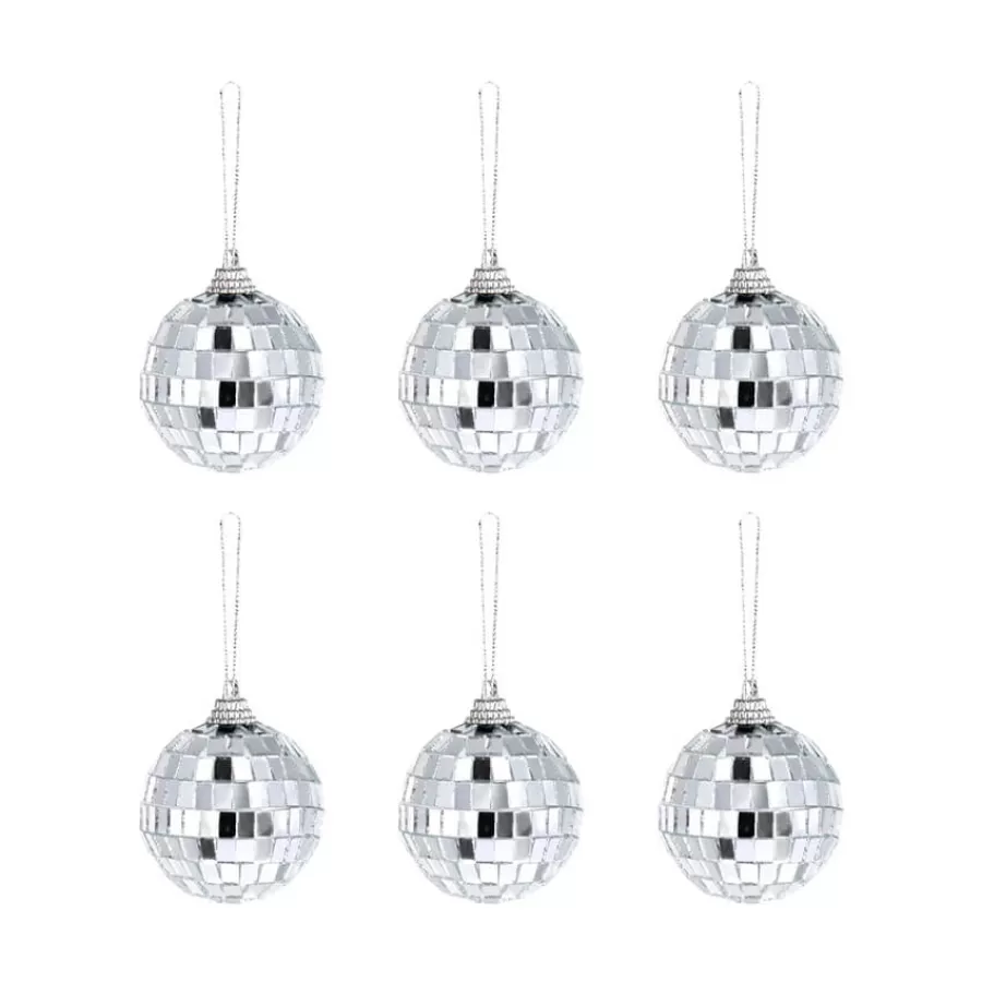Disco Balls ασημί 5εκ. - 6τμχ. Disco Balls ασημί 5εκ. - 6τμχ.