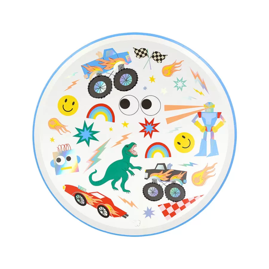 Χάρτινα πιάτα Toybox - 8τμχ