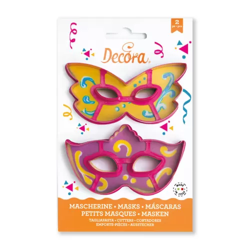 Κουπ πατ πλαστικά Μάσκες - 2τμχ.