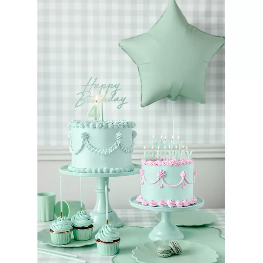 Μπαλόνι αστέρι φυστικί παστέλ ματ Μπαλόνι αστέρι φυστικί παστέλ ματ