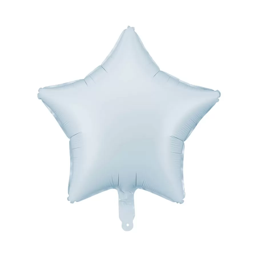 Μπαλόνι αστέρι σιέλ παστέλ ματ Μπαλόνι αστέρι σιέλ παστέλ ματ