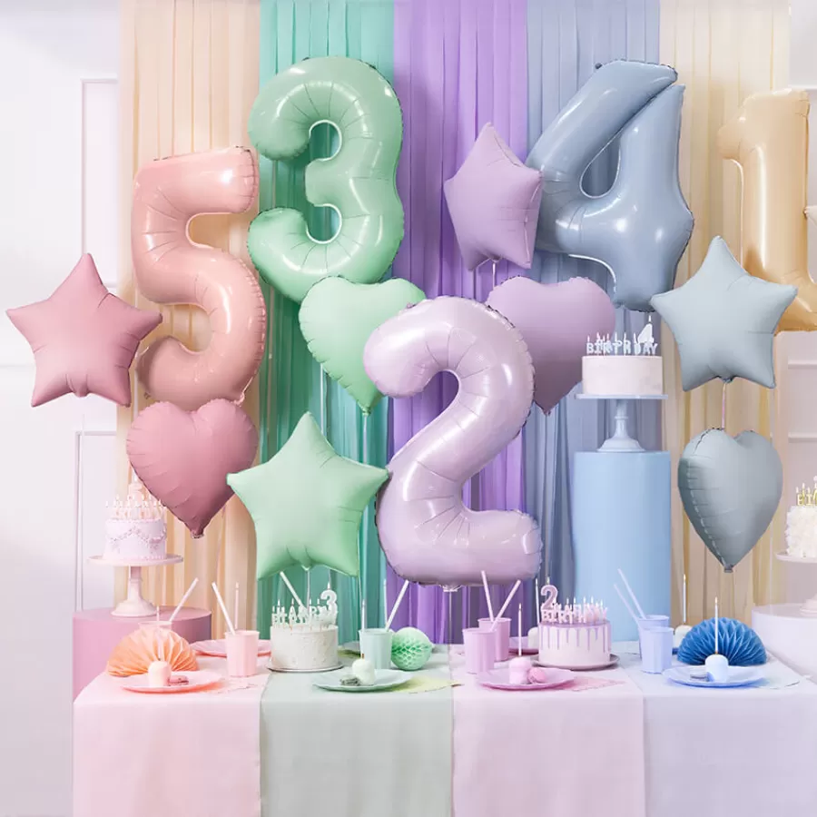 Μπαλόνι καρδιά φυστικί παστέλ ματ Μπαλόνι καρδιά φυστικί παστέλ ματ