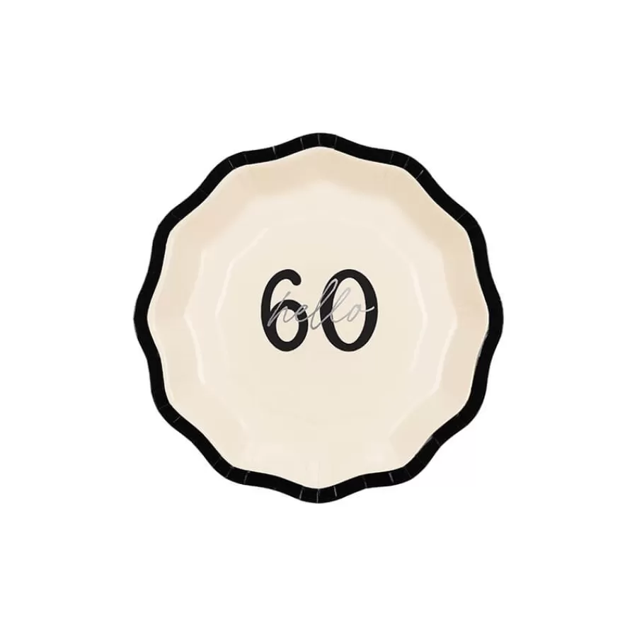 Χάρτινα πιάτα γλυκού ''Hello 60