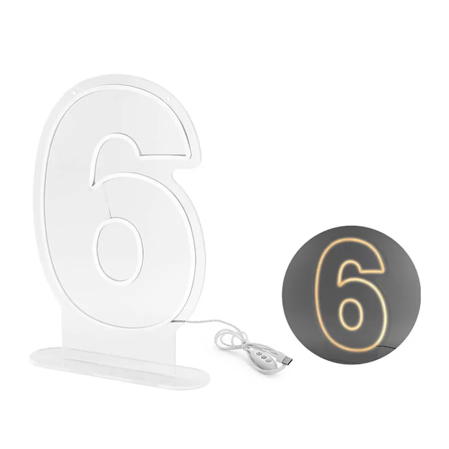 Αριθμός 6 LED Neon