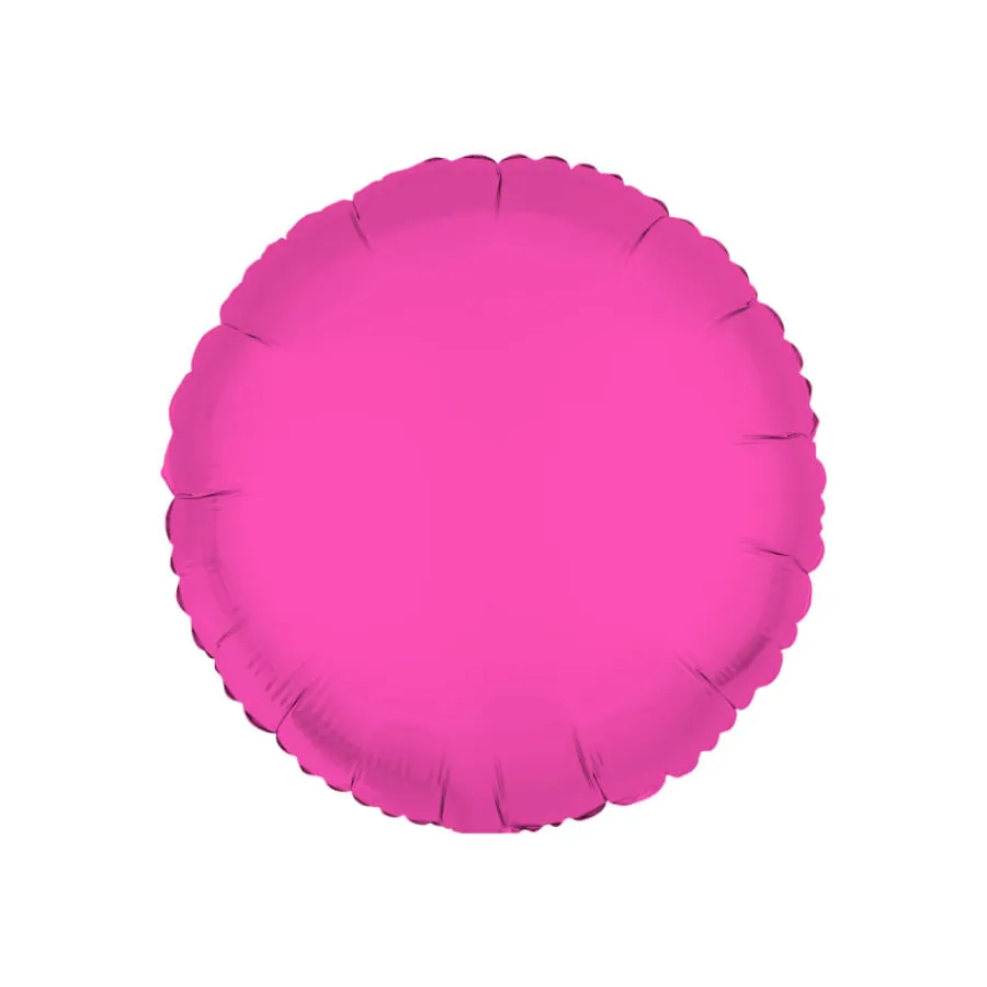 Μπαλόνι στρογγυλό neon φούξια