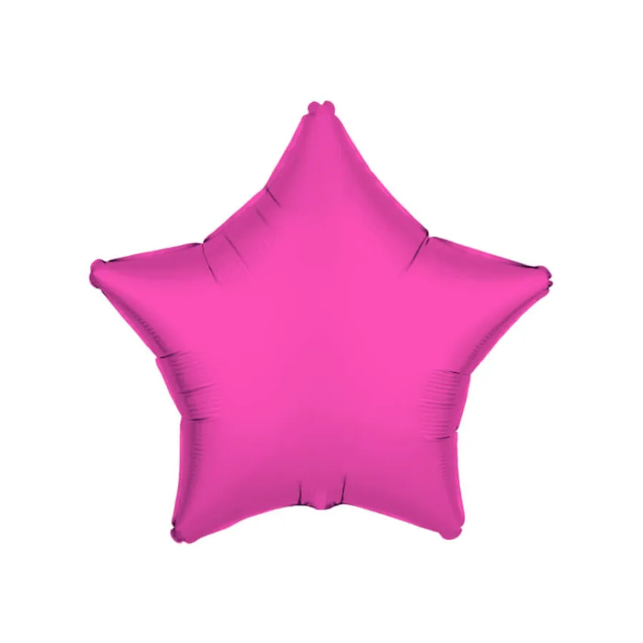 Μπαλόνι αστέρι neon φούξια