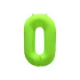 Μπαλόνι αριθμός 0 neon λαχανί - 86εκ.