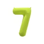 Μπαλόνι αριθμός 7 neon κίτρινο - 86εκ.