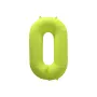 Μπαλόνι αριθμός 0 neon κίτρινο - 86εκ.