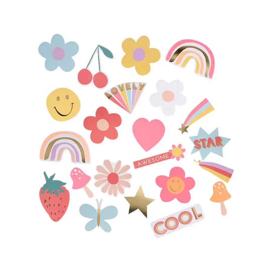 Αυτοκόλλητα Happy Icons - 25τμχ.