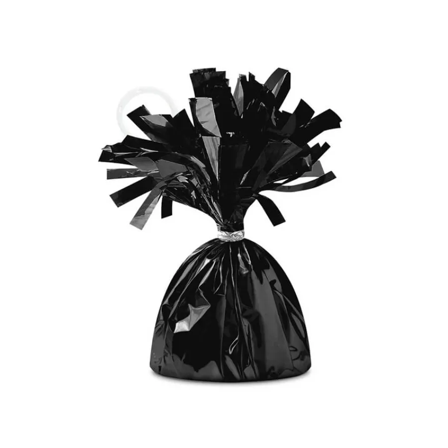 Βαρίδιο για μπαλόνια μαύρο foil glossy