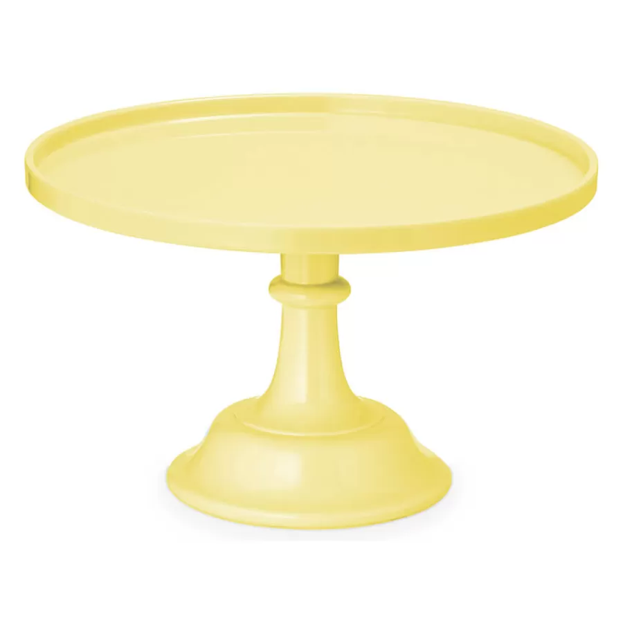 Βάση για τούρτα κίτρινη μικρή