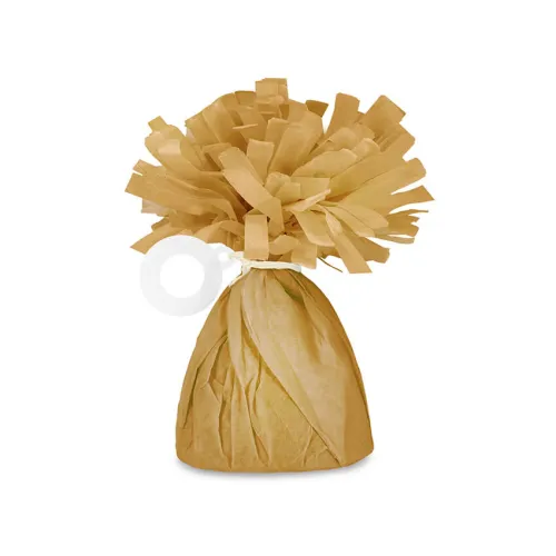 Βαρίδιο για μπαλόνια μουσταρδί χάρτινο