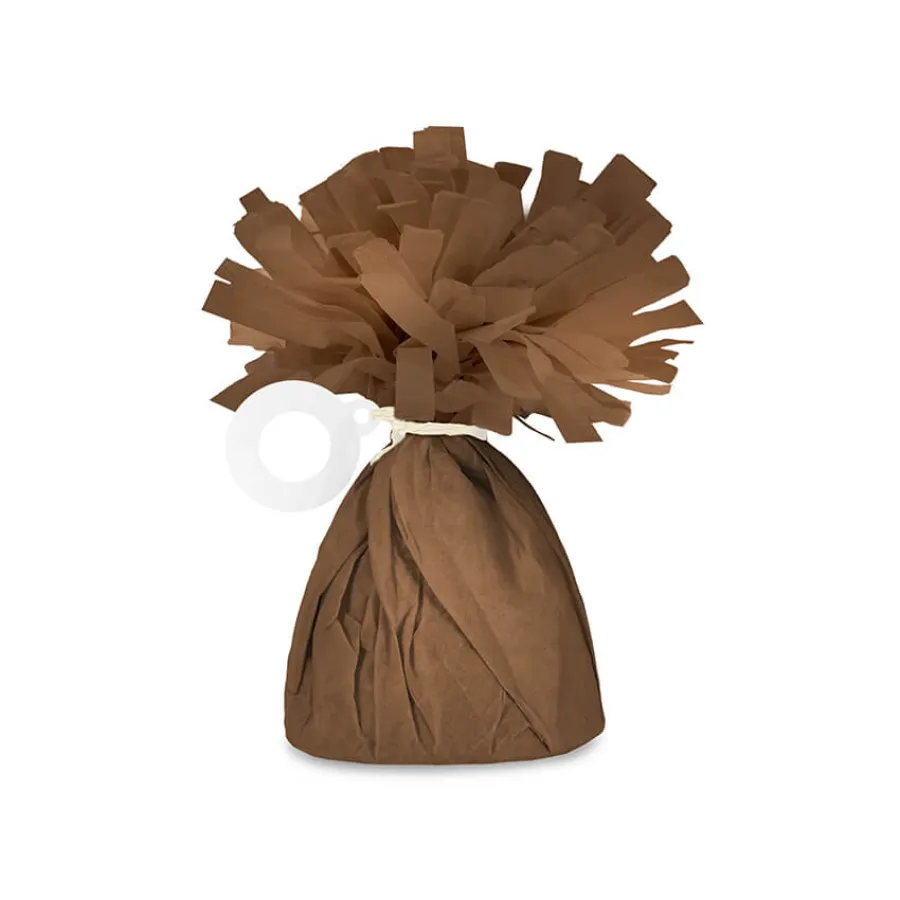 Βαρίδιο για μπαλόνια καφέ χάρτινο