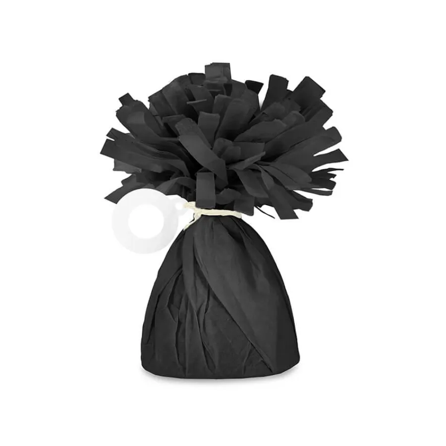 Βαρίδιο για μπαλόνια μαύρο χάρτινο