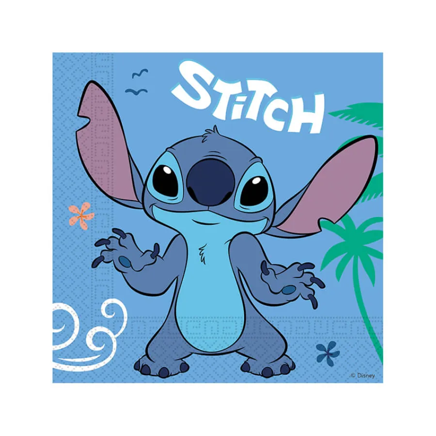 Χαρτοπετσέτες Stitch & Angel - 20τμχ. Χαρτοπετσέτες Stitch & Angel - 20τμχ.
