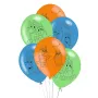 Μπαλόνια Bluey πράσινα, σιέλ & πορτοκαλί - 6τμχ.