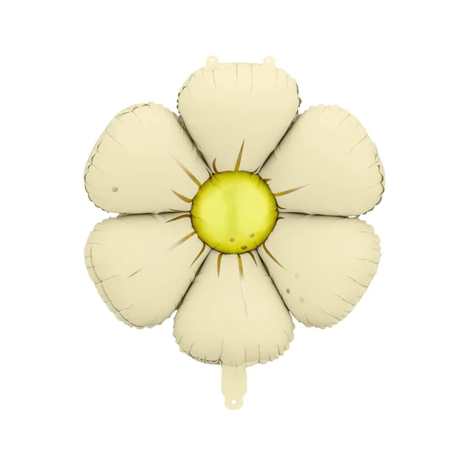 Μπαλόνια Μαργαρίτα κρεμ - 4τμχ.