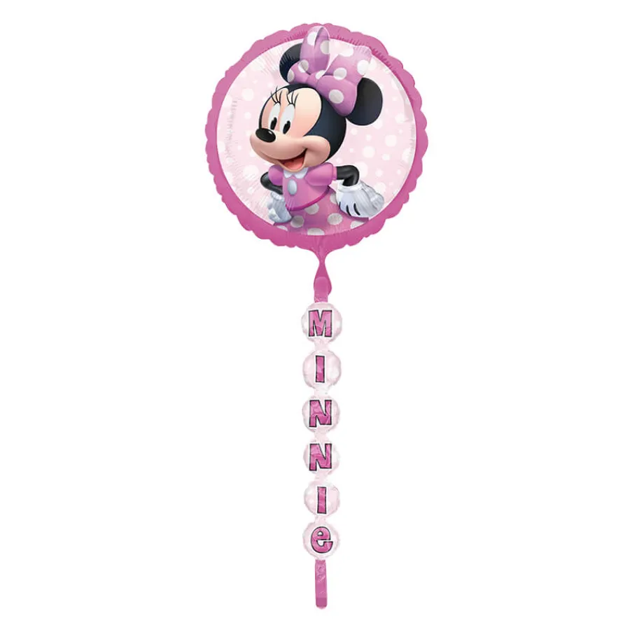 Μπαλόνι Minnie Mouse στρογγυλό AirWalker με ουρά